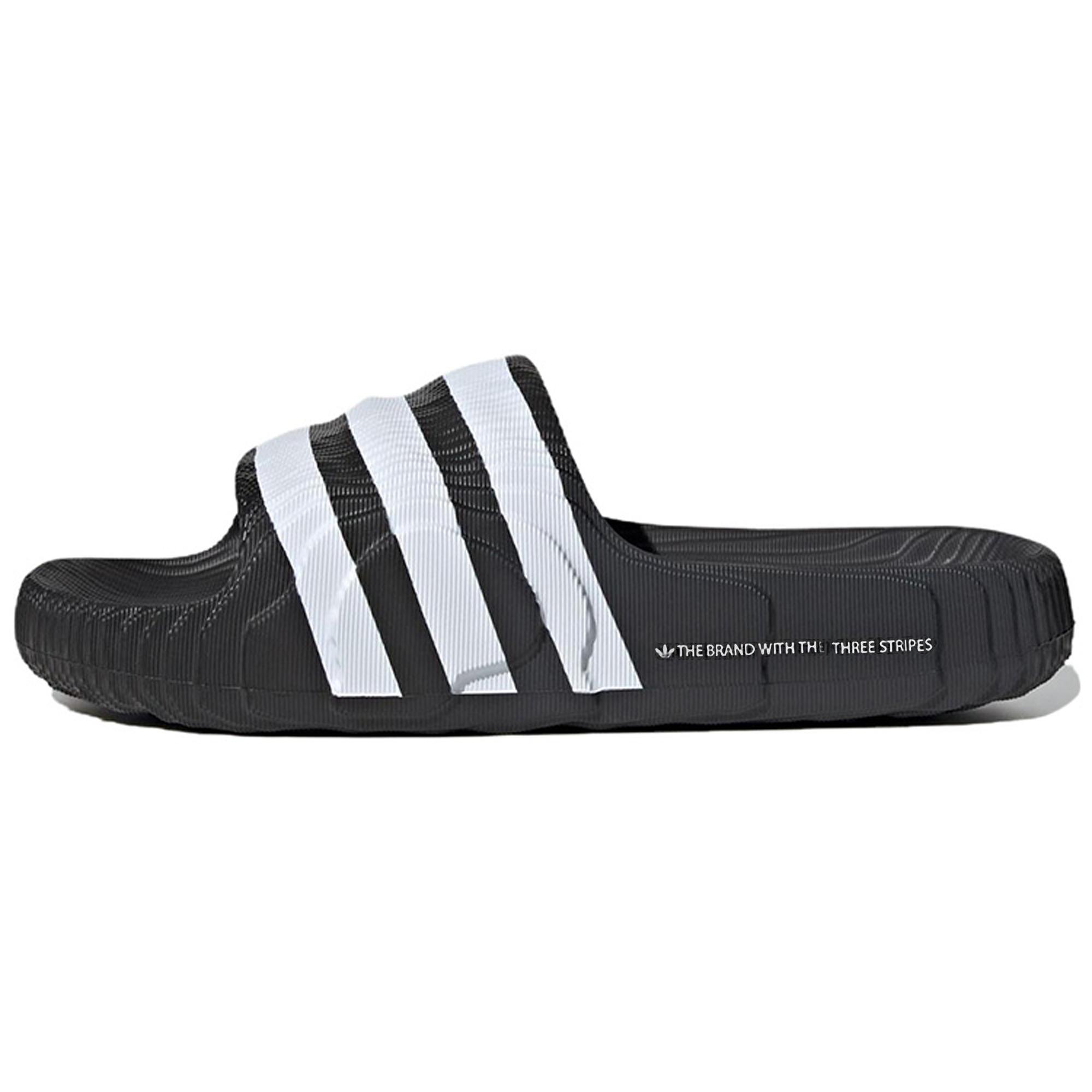 Adilette 22 Adidas Originals Slide  Black White  IF3670 37