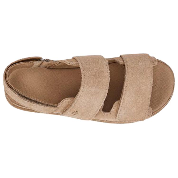 UGG Golden Family Two-Layer Cowhide Open-Toe Fashion Slide Sandals Women Sandals 1141493-SAN