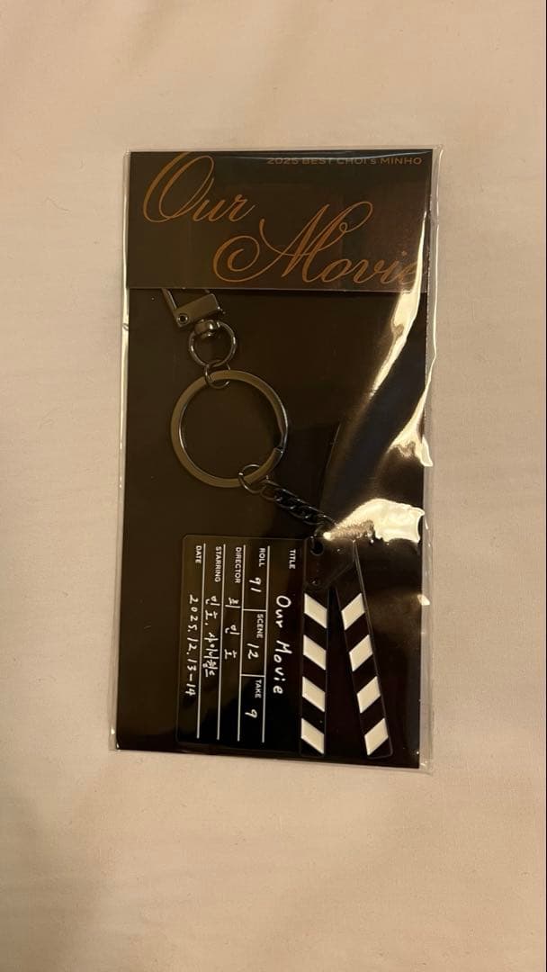 [USED] SHINee Minho Fanmeeting Our Movie Keychain