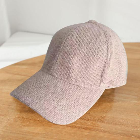 Boné de beisebol estiloso casual mantém o calor em todas as combinações, design espesso, chapéu confortável para conforto, proteção solar
