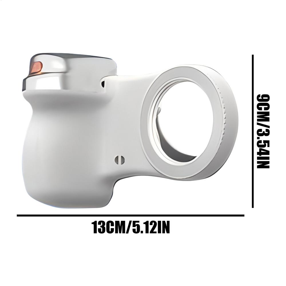 

Magnetic Rotatable Camera Grip Wireless Selfie Handle With Shutter Travel Outdoor Sports Photography For Smartphone, Men Women білий