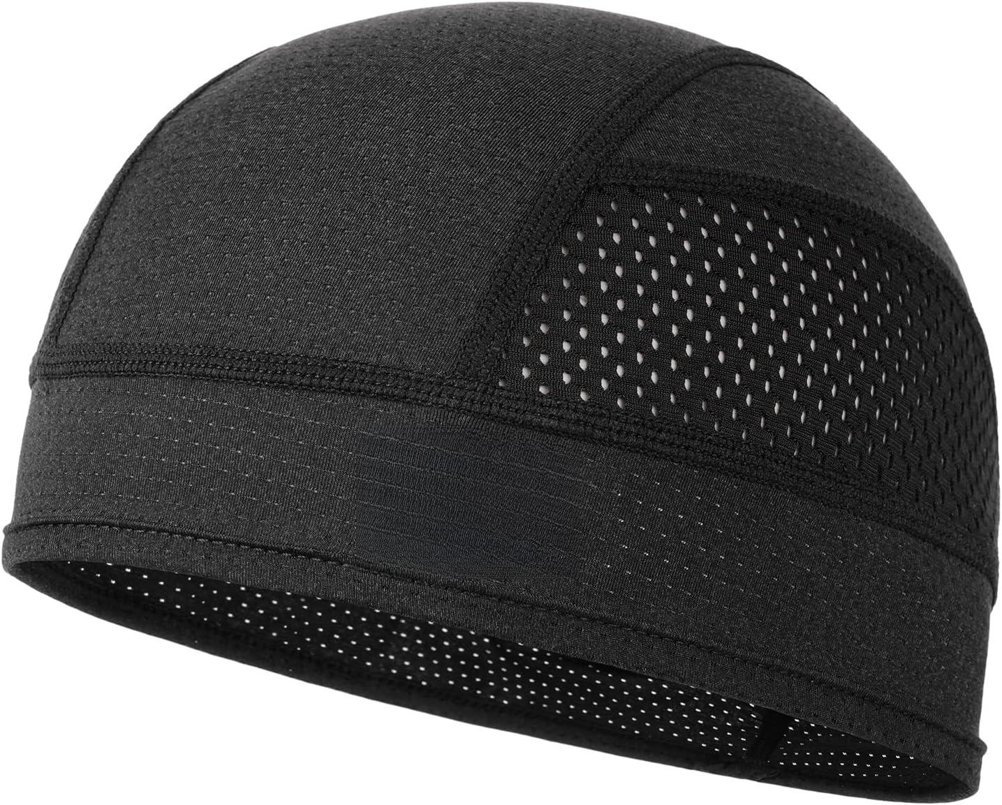 

1PC cycling motorcycle helmet lined with sweat-proof cap, lightweight breathable mesh helmet liner, unisex One Size чёрный