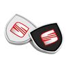 1Pcs 3D Metal Auto Door Shield Emblem Car Body Badge Sticker Styling for SEAT Leon FR 5 6 MII Altea 5F Ibiza Toledo Cordoba Alhambra MK3