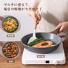 SENSARTE 24cm Frying Pan, Induction & Gas Compatible, Marble Coat, Non-Stick, Non-Toxic, Easy To Clean, Gray, High Heat Efficiency, 1-Year Warranty