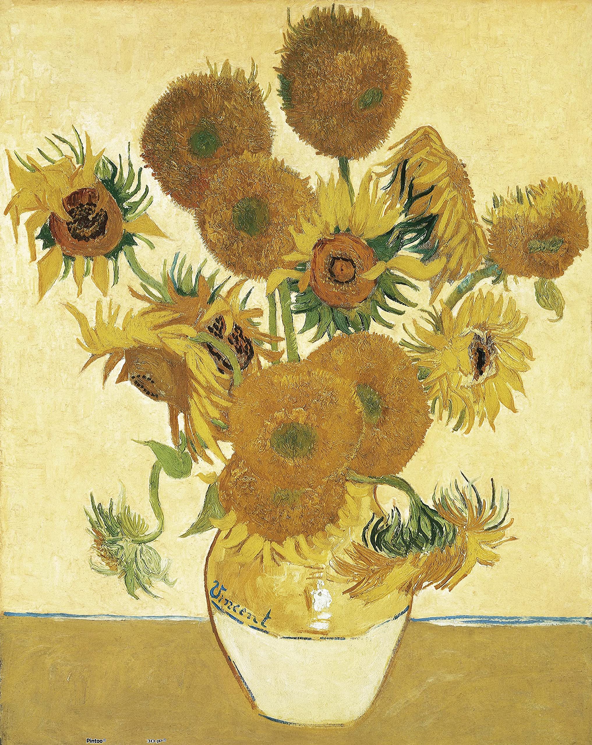 

Пластиковый пазл Pintoo из 500 деталей Gogh, сложный, без щелчков, устанавливается на место [Van Sunflowers] (31X38см) Взрослые, штук, [H1773]