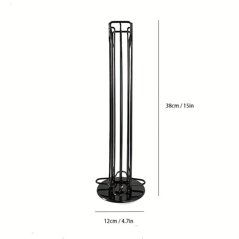 Rotatable Coffee Capsule Rack, Original Coffee Bean Storage Rack, 360 Degree Rotating Coffee Capsule Rack, Holds 40 Capsules чёрный