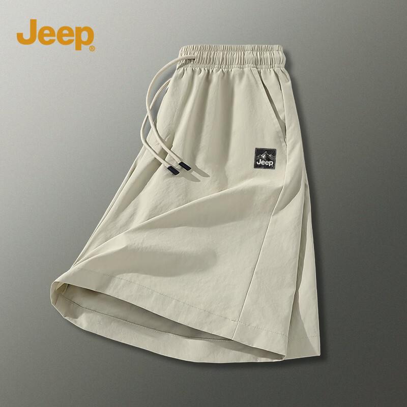 Jeep Men s Washed Cotton Casual Shorts L