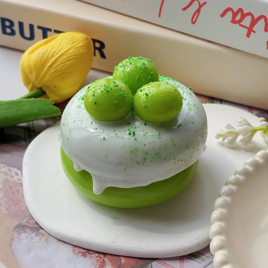 Silicone Strawberry Souffle Stress Relief Toy With Realistic Cake Design For Kids And Adults