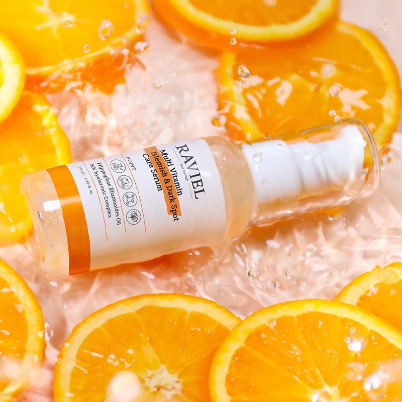 Raviel [3-Day Dark Spot Improvement 17.4%] Multivitamin Dark Spot & Blemish Serum 50ml / High-Concentration Vitamin C Whitening Ampoule
