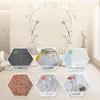 FLORPERRY Wall Sticker Mirror 3D Acrylic Wall Sticker Wall Decal Wall Sticker DIY Wall Decal Wall Decoration Tile Sticker Flower Wall Decal Living