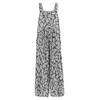 Women's Casual Jumpsuit Sleeveless Fashion Floral Print Jumpsuit