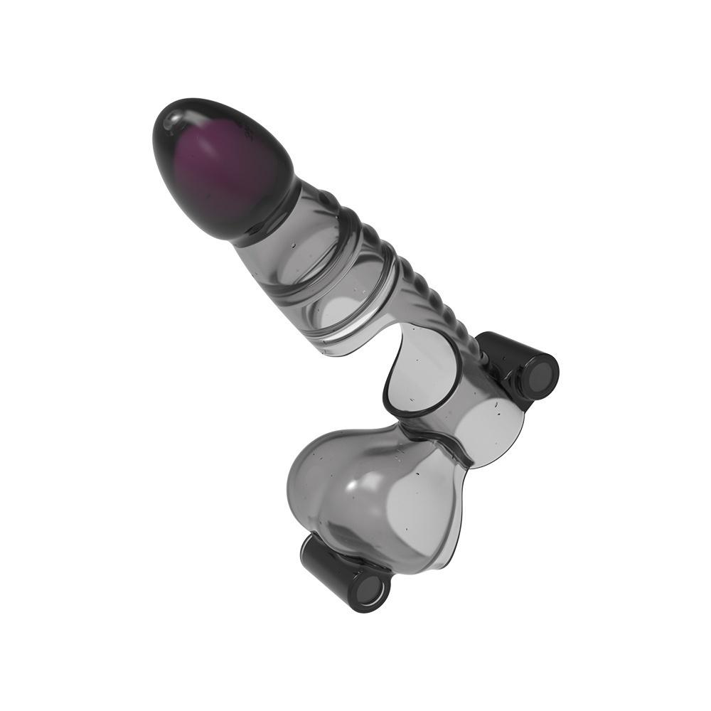 Penis Enlargement Vibration Penis Condom Condom Reusable Male Condom Sex Toy Men Strap Delay Ejaculation Adult Sex Products