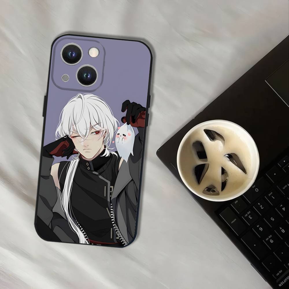 Game D-Date With Death M-Mangas Black Soft Cover Phone Case For iPhone 17,16,15,14,13,12,11,Pro,XS,Max,XR,Plus,E,SE4,Mini