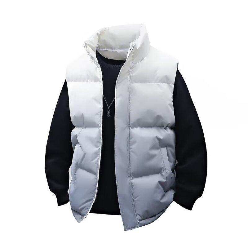 Versatile loose warm vest men's casual jacket men's fashion trend cold-proof vest men