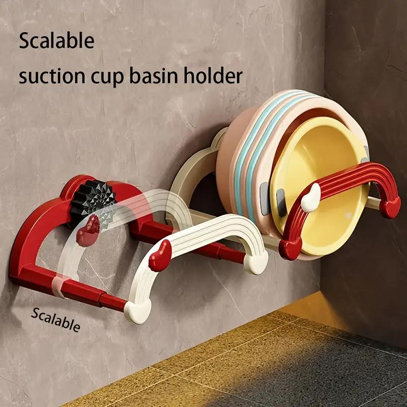 1PCS Foldable Telescopic Bathroom Toilet Washbasin Rack Toilet Shelf Storage Rack