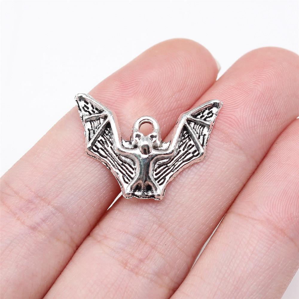 Charms Spider Halloween Bat Pendants Kids' Jewelry Materials QC119