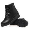Fashion AIYUQI Mom Winter Shoes Boots Wedge 2025 New Genuine Leather Women Snow Boots Round Toe Casual Chunky Warm Ladies Short Boots