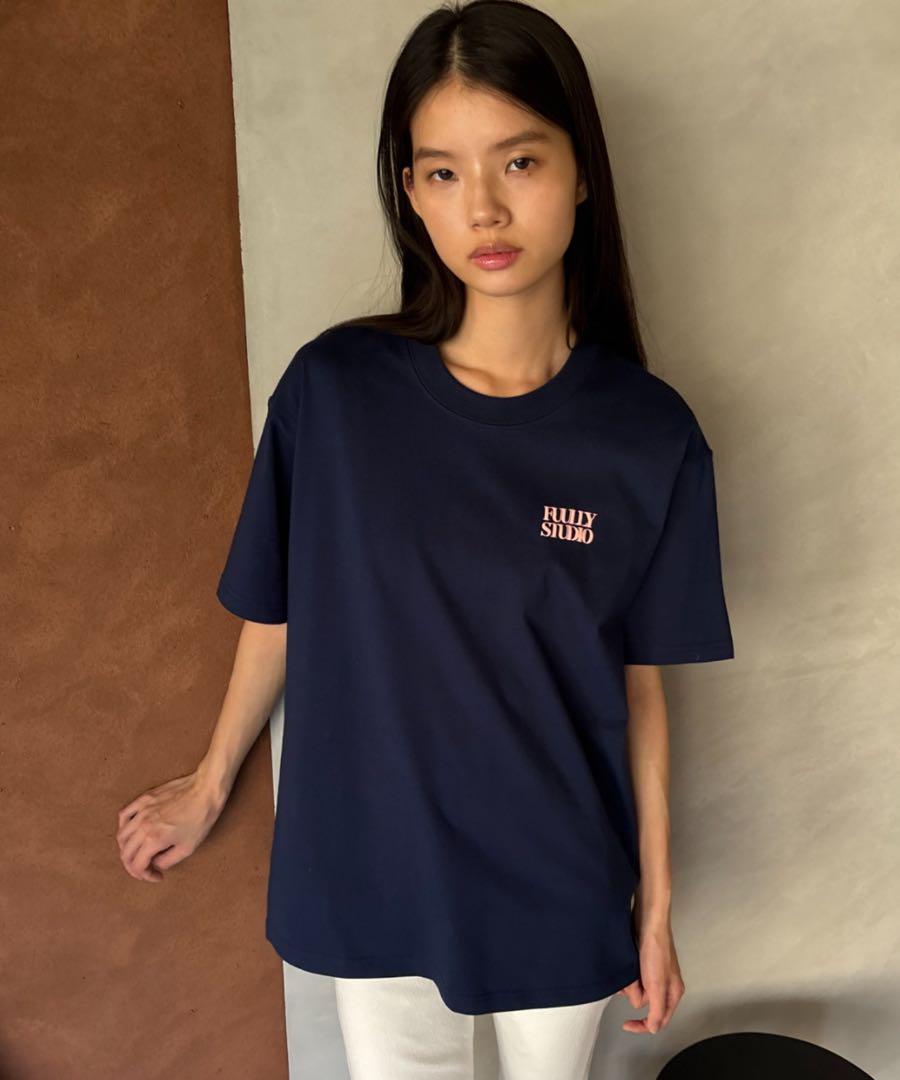 

[Б/У] FUULLY STUDIO Оригинальная футболка Темно-синяя