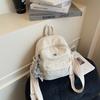 Ins Korean Version of Nylon Backpack New Large-capacity Casual Small Satchel Versatile Mini Lightweight Travel Bag