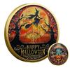 Szczęśliwy Halloween Pamiątka Wytrzymały Metalowy Złoty Szczęśliwy Halloween Moneta Kolekcjonerska Upominek na Imprezę Kreatywna Moneta Pamiątkowa