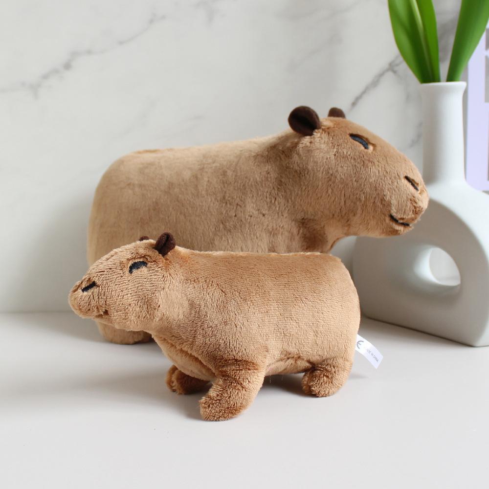 18-30cm Capybara Plush Simulation Capibara Anime Fluffty Toy Cute Doll Stuffed Animals Soft Doll Plush Christmas Perfect Gift
