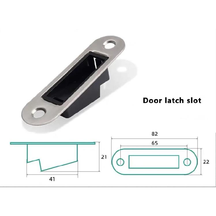 Invisible Door Lock Door Handle Double-sided Handleless Indoor Wooden Door Special Door Handle Magnetic Silent Secret Door