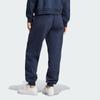 Adidas Signature Print Fleece Joggers Fashion Comfortable Loose Fit Knit Sports Pants Women Joggers Legendary-Ink-Blue IY1473