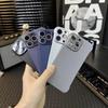 Leather Matte Borderless Design Suitable Apple 15 Promax Phone Case New IPhone 14 Half Pack Lens Film