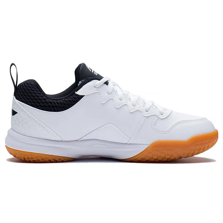 New LiNing Ace 21 V1 Anti Slip And Wear Resistant Breathable Low Top Badminton Shoes Unisex White Black AYTS038-1