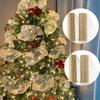 26CM 10 Yards Christmas Mesh Rolls Decorative Christmas Tree Ribbon Shiny Multifunctional for Holiday Party Decoration Supplies