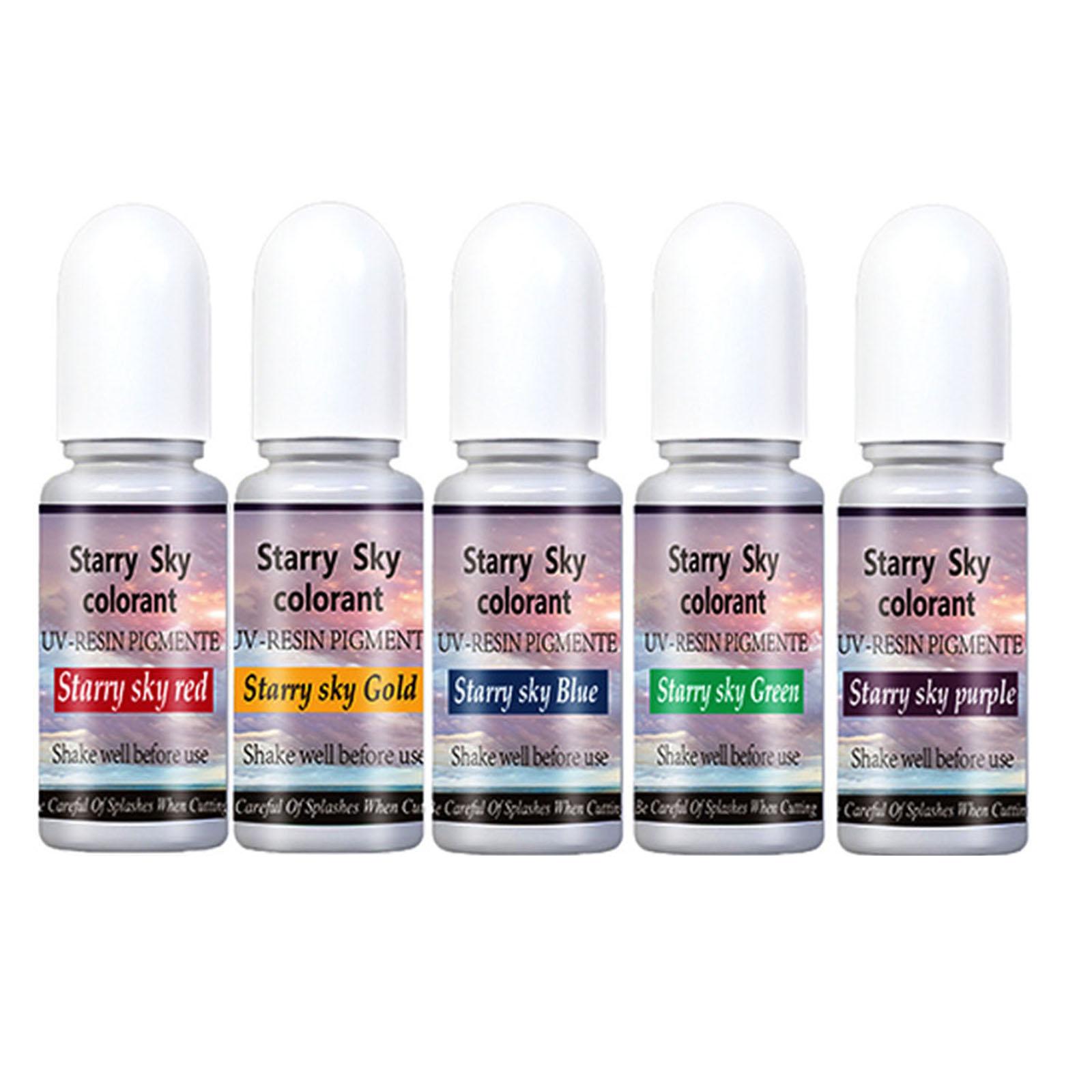 5Color Concentrated Resin Pigment Liquid Epoxy Pigment UV Epoxy Resin Dye Liquid 1