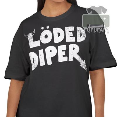 Loded Diper T-shirt, Rodrick Heffley Skjorta, Dagbok för en tönt Band T-shirt, Löded Diper Överlöde Rockmusik Grafisk Skjorta