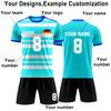 Personalised Shirts Kit Mens Girls With Name Number Custom Football Jerseys For Boys Training Suit