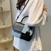 Women PU Leather Shoulder Bag Stylish Crossbody Bag Patchwork Handbag Stylish Top Handle Bag with Detachable & Adjustable Shoulder Strap for Commuting