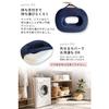 [Featured in Hiyoko Club] Wawalag Shirimaru Round Seat Cushion, Postpartum Hemorrhoid Relief, Donut-Shaped, with Holes, Tailbone Support, High Resilie