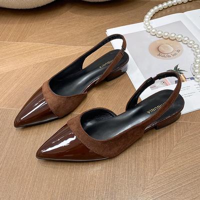 Mode Elegante Damen Spitzschuh Sandalen mit Absatz Sexy Luxusschuhe 2025 Neuer Designer Sommer Damen Hausschuhe Mode Pumps Sandalias Mujer