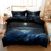 3D Digital, Planet, Space, Earth, Bedding Four-Piece Three-Piece Set Of Sheets
