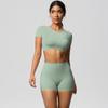 JYL Brushed Yoga Set Cloud Quick Dry Outdoor Running Outfit