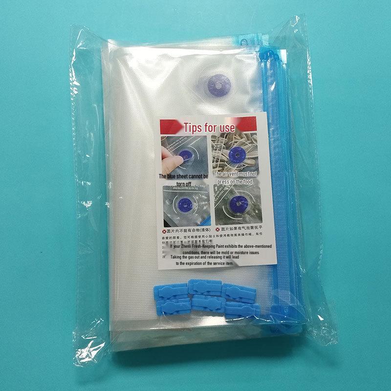 Textured Vacuum Seal Bags for Food Preservation and Compression