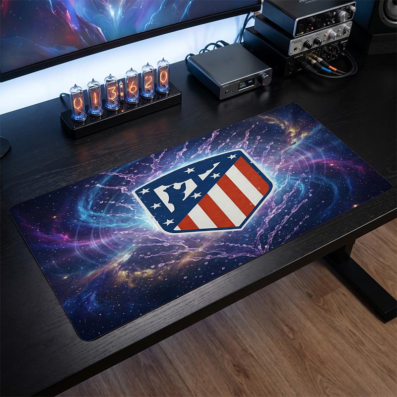 Tappetino Mouse Grande Stampato Atletico Madrid, Tappetino da Scrivania Morbido in Gomma Antiscivolo per Gaming, Decorazione per Ufficio, Laptop, Computer