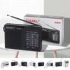Retro Mini Weather Radio Full Band Plastic Handheld Weather Radio SW AM FM Handheld Mini Radio Battery Powered Built-in Speaker