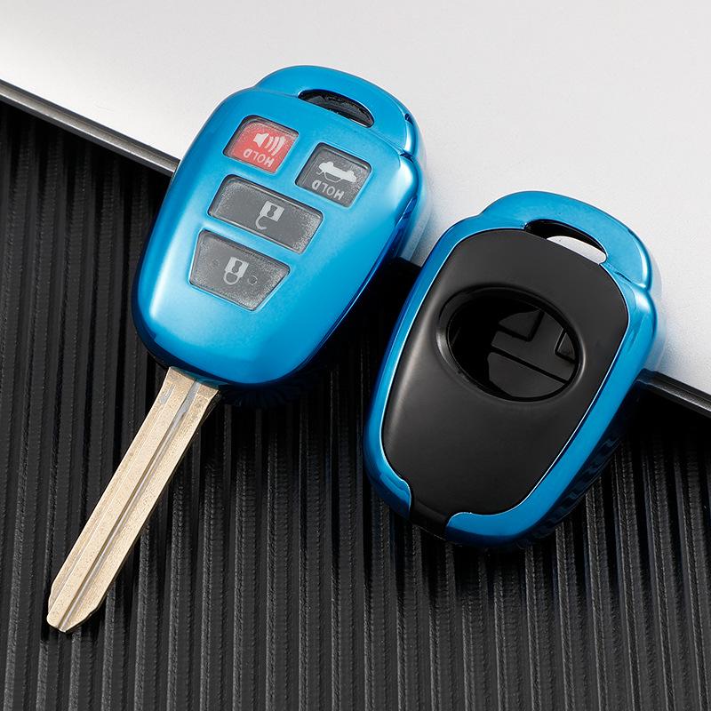 Soft Rubber Key Case for Toyota Prado, FJ Cruiser, Vios, Previa