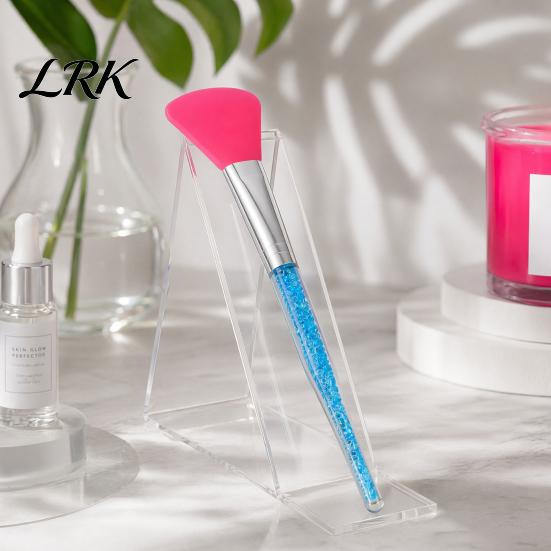 Even Mask Application Tool Silicone Face Applicator Brush, Facial Mud Brush with Non-Slip Soft Beauty Rhinestone Handle, Hairless Clay Tools
