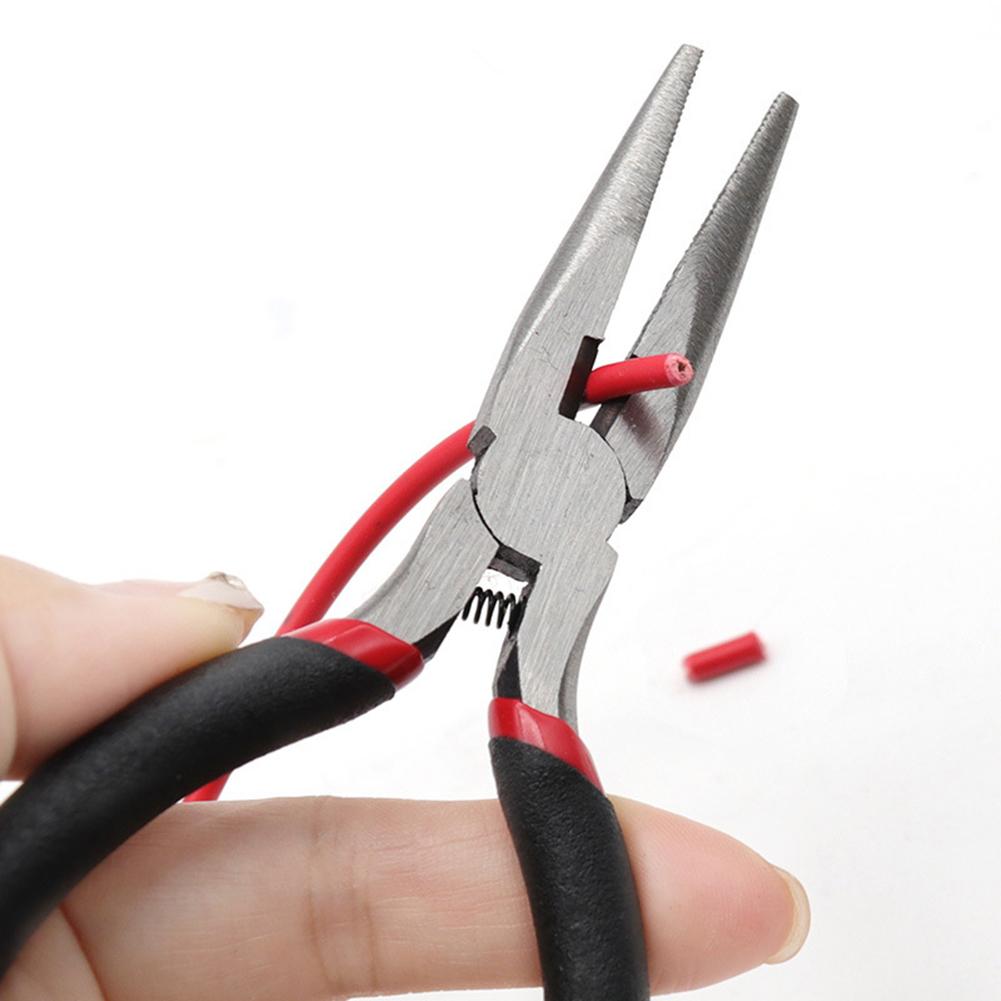 For Electrician Installation Carbon Steel Pliers DIY Hand Tool Jewelry Making Durability High-quality Tool Steel