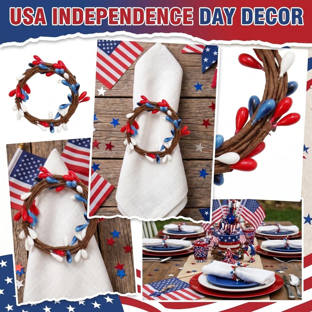 Festival Dining Ring Themed Table Party Layout Accessory For Holiday Occasions