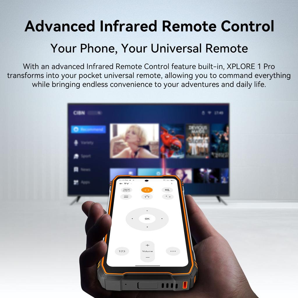 Blackview XPLORE 1 Pro 5G AI Smartphone de Exterior 48GB+512GB Cameră cu Imagini Termice Telefon Mobil