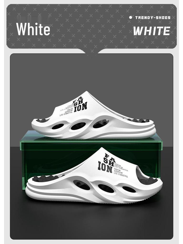 Men's Outdoor Coconut Beach Flip-Flops: Trendy, Non-Slip, Odor-Resistant Summer Slippers for Cool Comfort