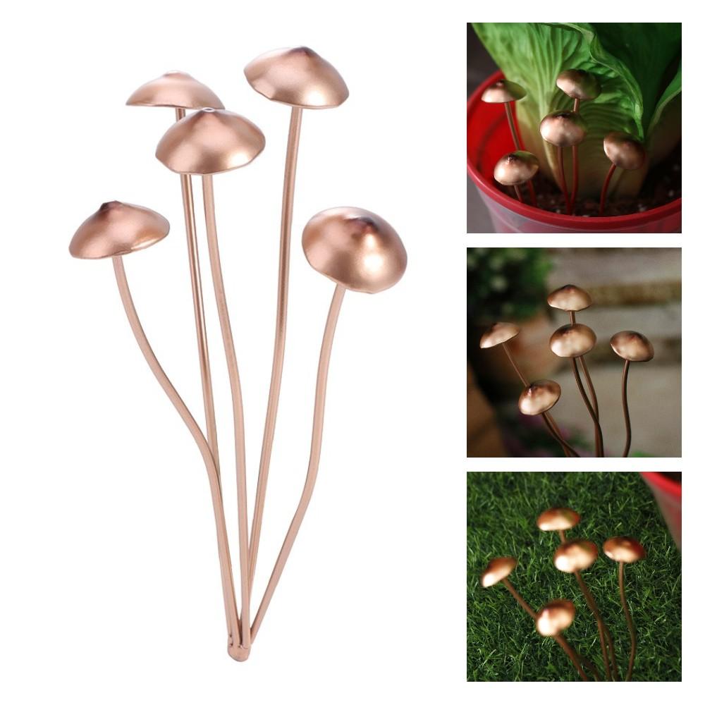 Unique Mushroom Garden Statue Rustic Mushroom Ground Decoration Wedding Decoration