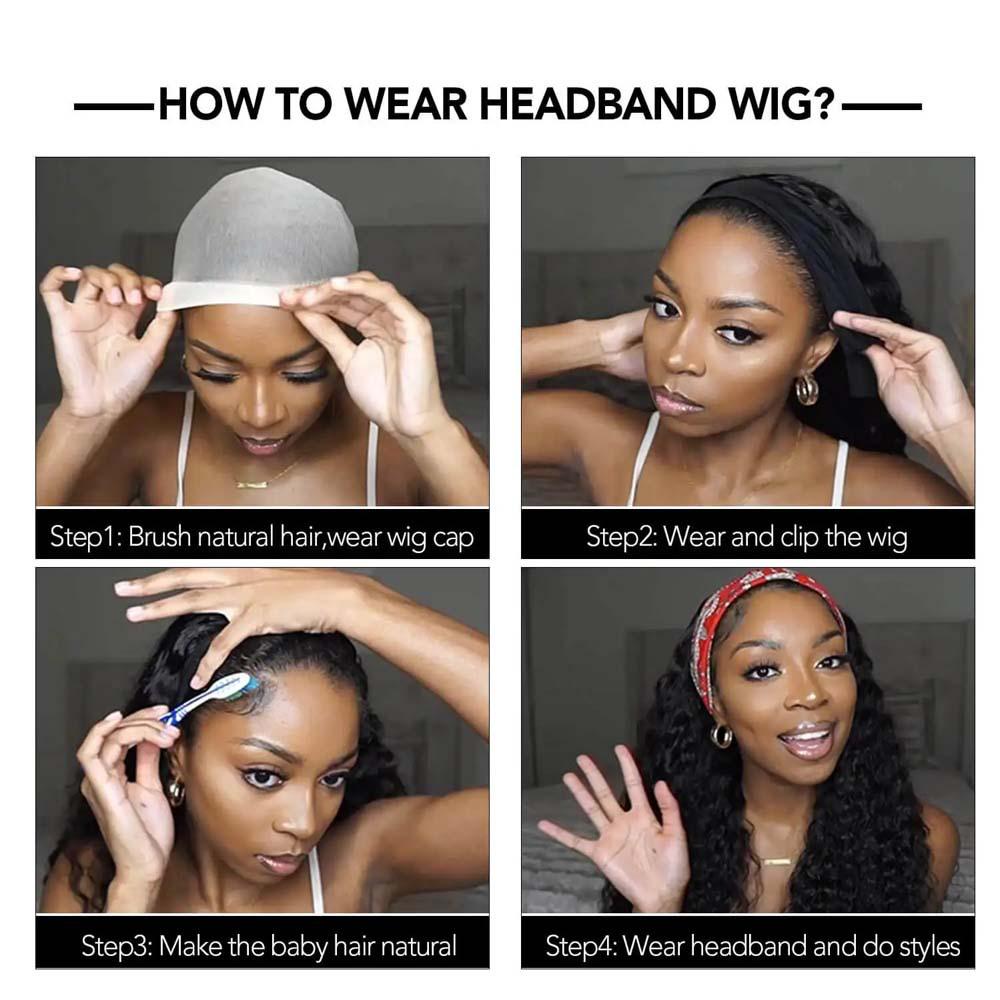 Złota syntetyczna peruka średniej długości z lokami dla kobiet - styl europejski i amerykański