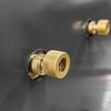 Strong Brass Thread Nipples Adapters Angle Adjustment Shower Faucet Adapters Simple Installs for Valves Connection